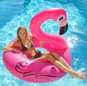 Koło Dmuchane Flaming 90cm Gigant Materac Basen Plaża Wakacje XXL Duży Foto